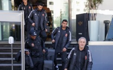 وصول بعثة الأهلي إلى المغرب استعدادا لمواجهة الرجاء فى إياب ربع نهائى أفريقيا