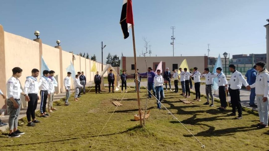 مطوبس تنظم المعسكر الكشفي التدريبي لعشائر الجوالة بمركز شباب خليج بحري