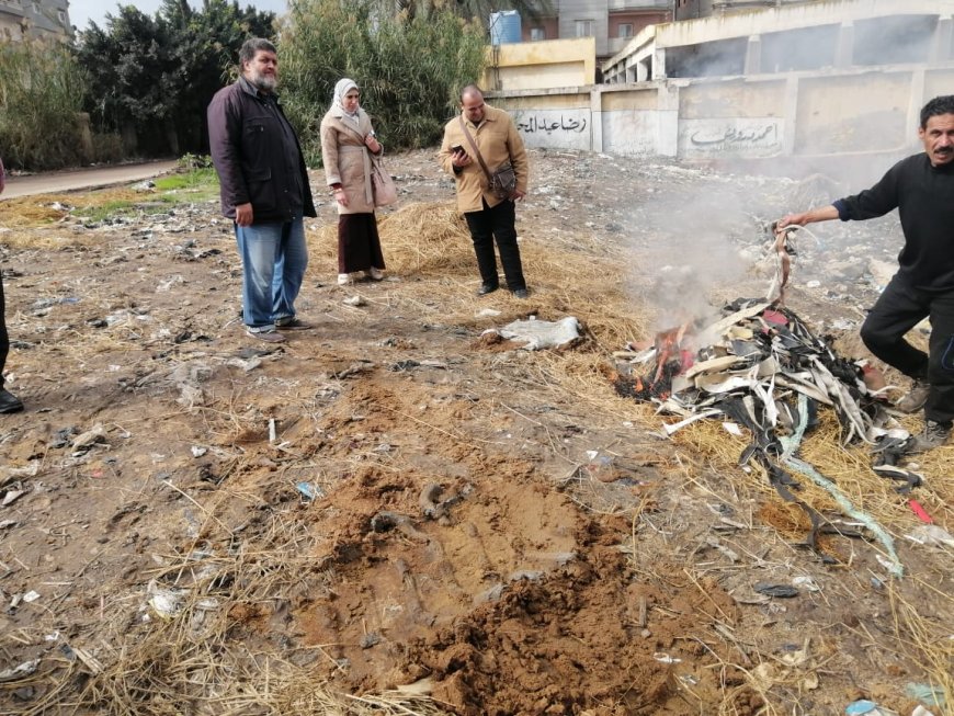 محافظ كفرالشيخ يتابع جهود الوحدة المحلية بمطوبس في الرقابة علي المجازر ومحلات الجزارة  