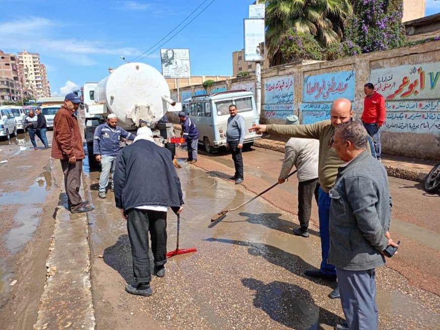 أمطار غزيرة بكفر الشيخ  صباح اليوم