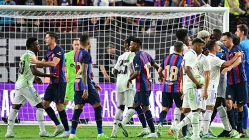 مباراة ريال مدريد وبرشلونة في الدوري الإسباني