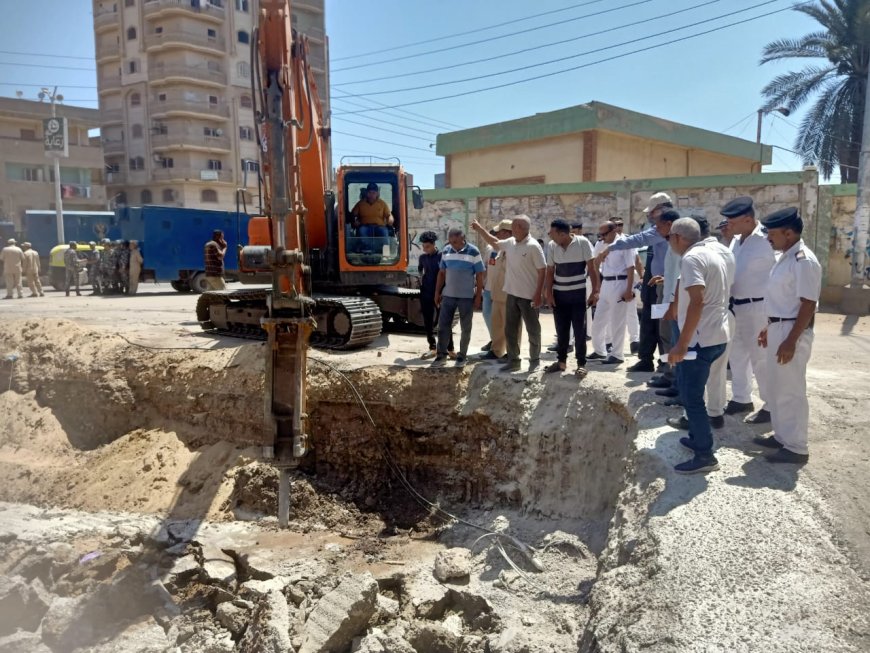 محافظ كفرالشيخ يتابع جهود إزالة التعديات على الأراضى الزراعية ومخالفات البناء .. تنفيذ إزالة على مساحة 200م2 بقلين