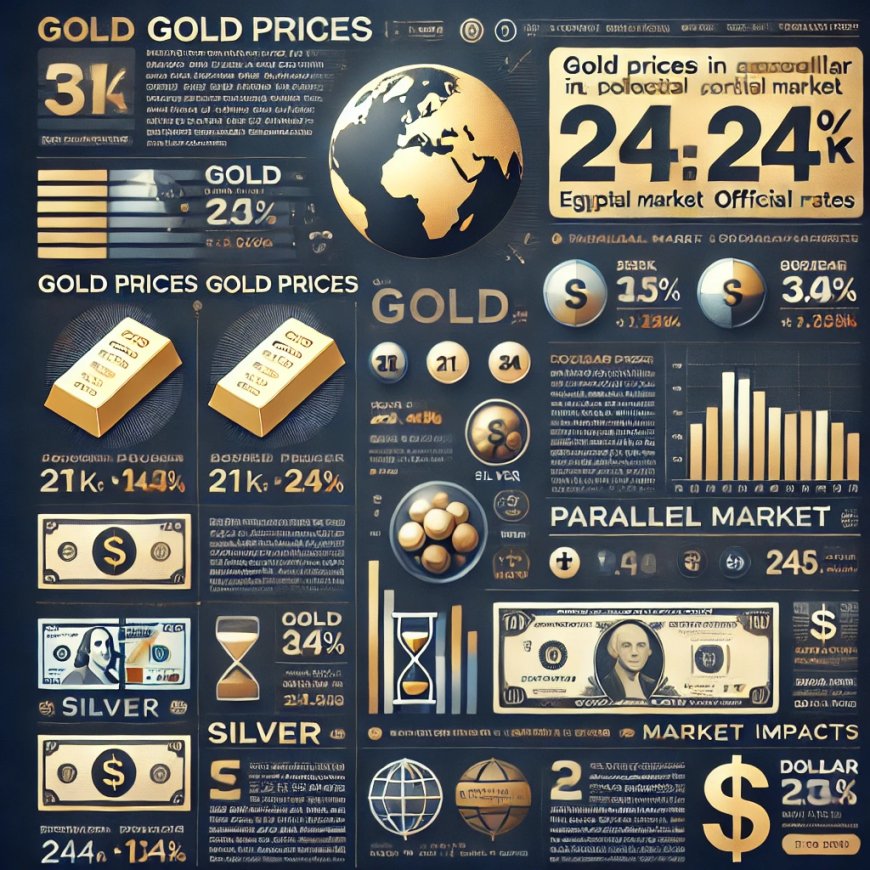 ارتفاع ملحوظ في أسعار الذهب والدولار بالسوق المصري