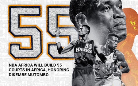 NBA إفريقيا تطلق جائزة "ديكمبي موتومبو" الإنسانية السنوية وتتبرع بـ 55 ملعبًا في إفريقيا