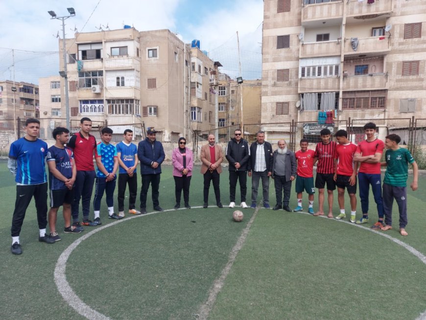 منافسات الدور التمهيدي لدورى الأندية الصغيرة والأحياء الشعبية بسيدى سالم |صور