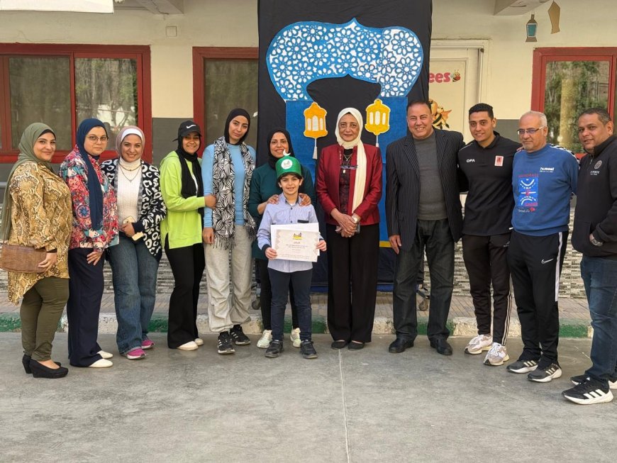 "براعم النور يتألقون في علوي للغات".. تكريم الطالب جمال إبراهيم مدكور وعدد من حفظة القرآن الكريم