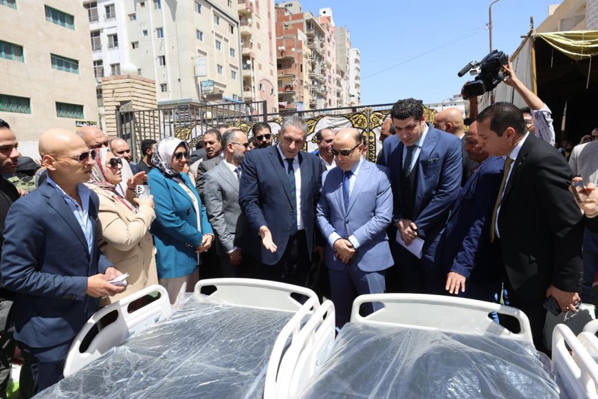 حزب الشعب الجمهوري يهدي مستشفى كفرالشيخ العام أجهزة متطورة