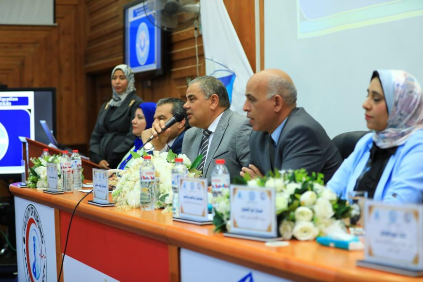رئيس جامعة كفرالشيخ يشهد انطلاق فعاليات المؤتمر العلمي الخامس الدولي الثالث بكلية التمريض