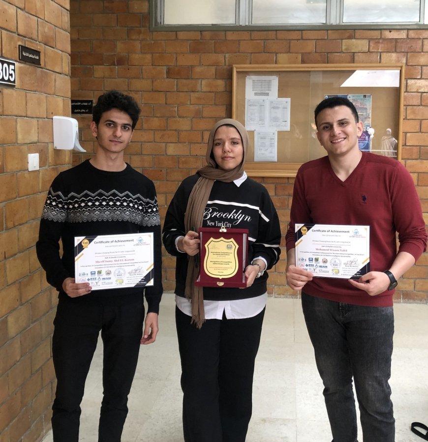 فريق كلية الذكاء الاصطناعي جامعة كفر الشيخ يفوز بالمركز الأول في المسابقة الدولية للابتكارات الذكية البيئية