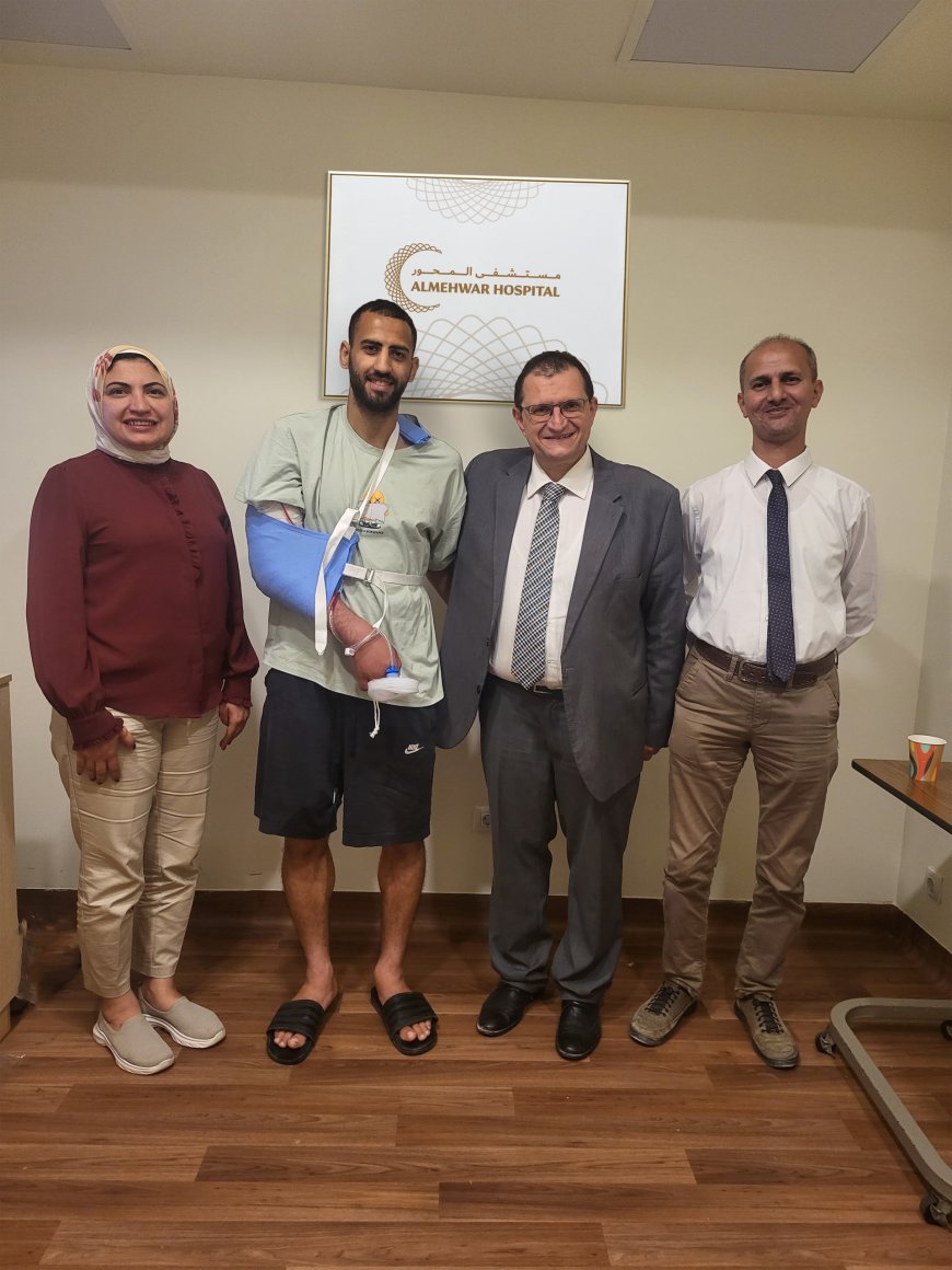 محمد حمدي لاعب زد يخضع لجراحة ناجحة في الكوع