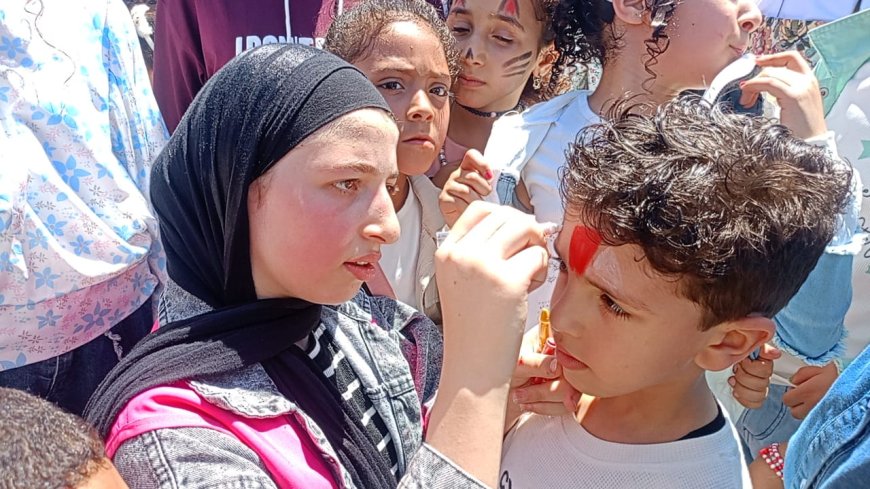 أجواء مبهجة وشخصيات كرتونيه فى إستقبال رواد مراكز شباب كفر الشيخ فى أولى فاعليات "العيد أحلى"