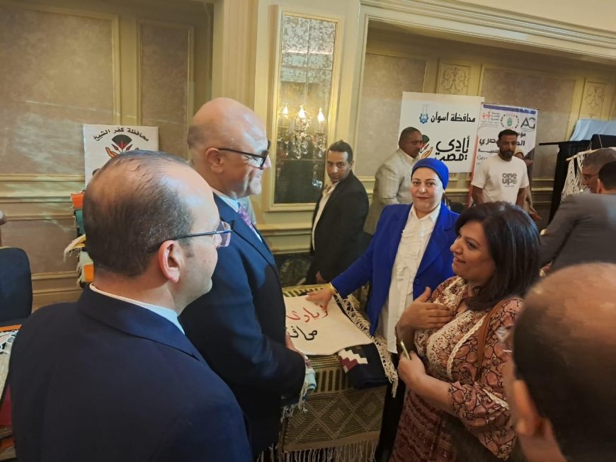 كفرالشيخ تشارك في معرض الحرف اليدوية بالجيزة
