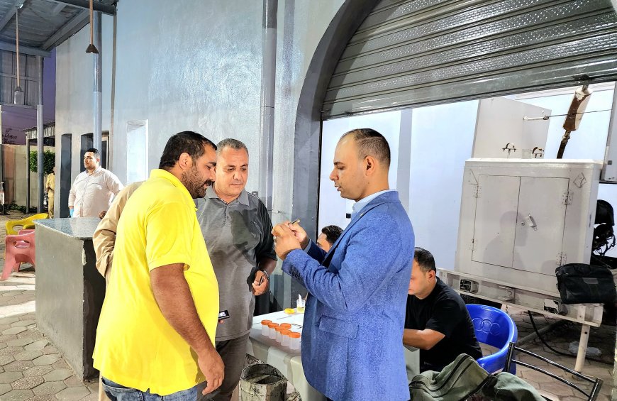 حملات مكثفة للكشف عن المخدرات للسائقين بكفرالشيخ