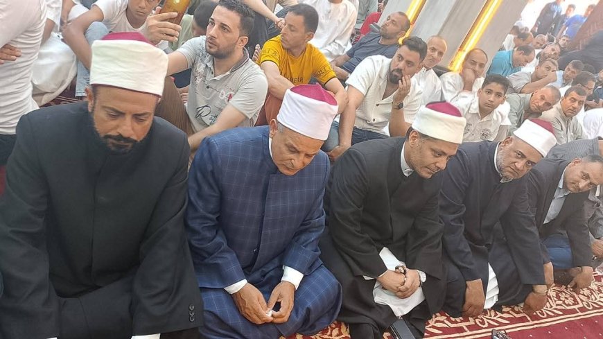 افتتاح مسجد العتيق ببرج مغيزل بمطوبس وسط أجواء روحانية وبحضور قيادات الأوقاف