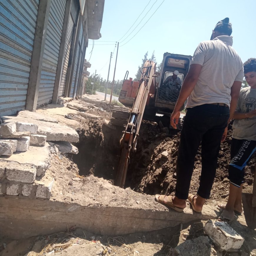 فى استجابة فورية.. محافظ كفرالشيخ يُوجّه بسرعة إصلاح كسر بخط مياه الشرب بقرية القصابي بسيدي سالم