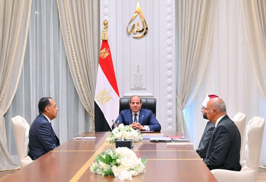 استراتيجية الأوقاف لتجديد الخطاب الديني أمام رئيس الجمهورية