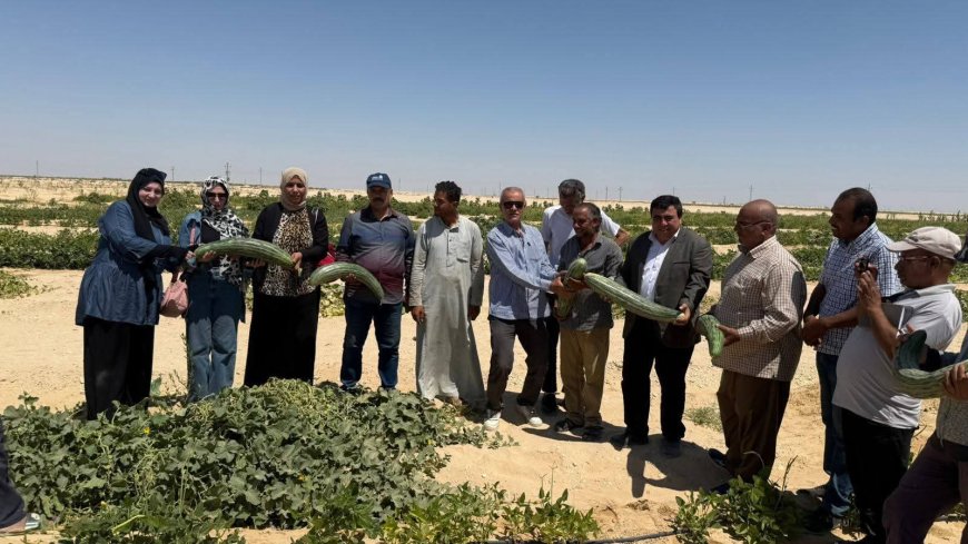 مديرية الزراعة بشمال سيناء تواصل جوالاتها الميدانية للتجمعات التنموية