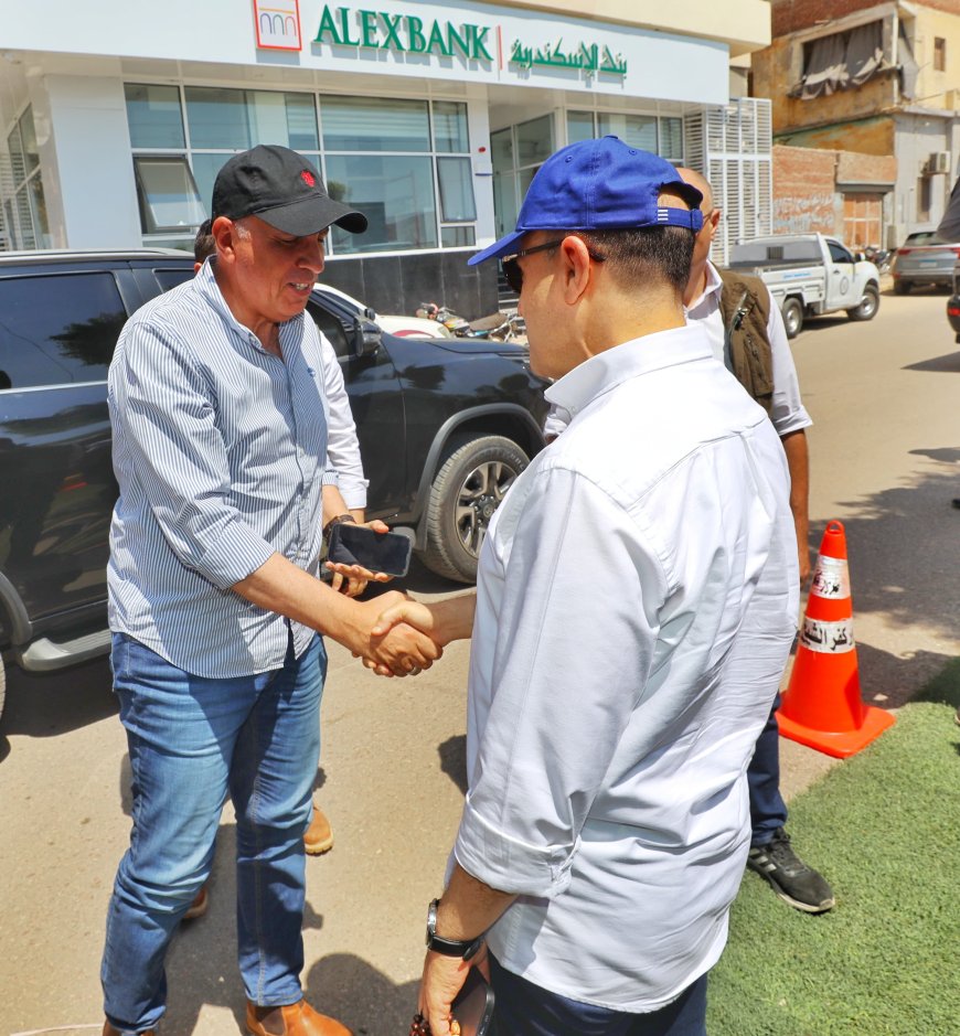 محافظ كفرالشيخ يستقبل وزير الموارد المائية والري