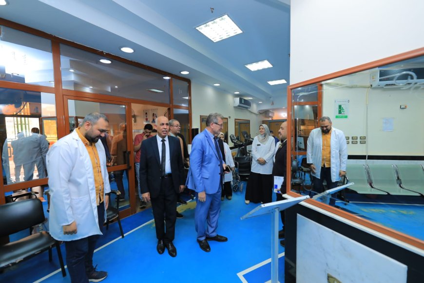 رئيس جامعة كفر الشيخ يستقبل لجنة المجلس الأعلى للجامعات المختصة بتقييم جاهزية كليات الجامعة الأهلية