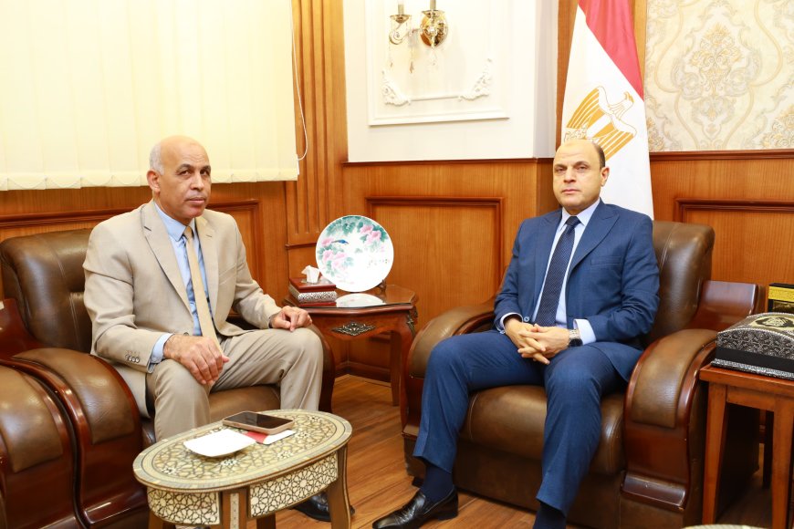 محافظ كفرالشيخ يستقبل القائم بعمل رئيس الجامعة لبحث الملفات التعليمية واستعدادات العام الدراسي الجديد