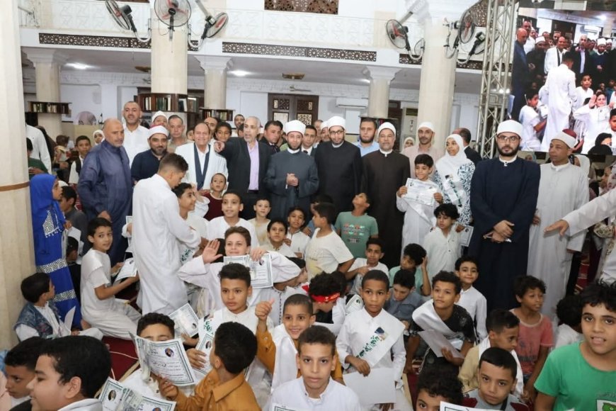 تكريم حفظة القرآن الكريم بمسجد سيدي إبراهيم المتبولي بالمرج