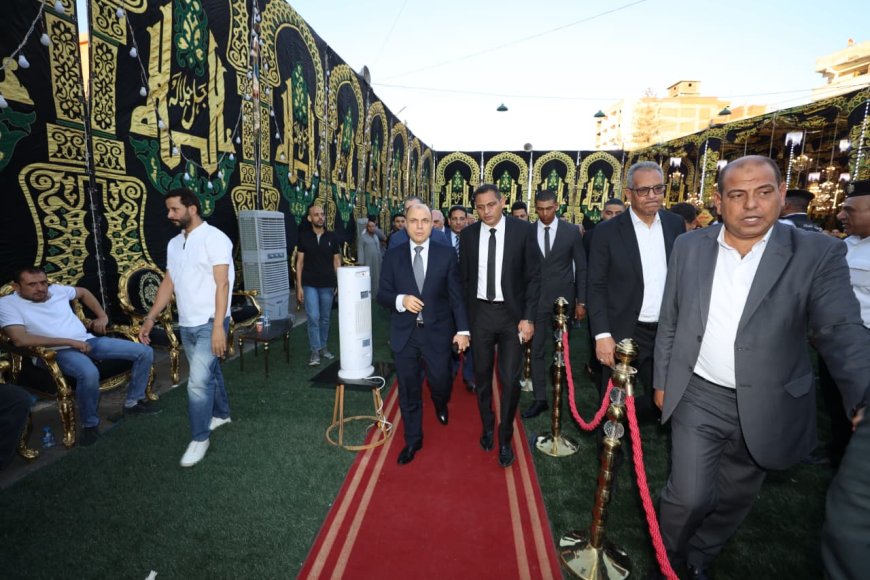 محافظ كفرالشيخ يقدم واجب العزاء في وفاة والدة مدير إدارة المرور