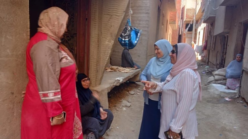 حملة “طرق الأبواب – المرأة والسلام والأمن”تواصل فعالياتها بقرى كفرالشيخ 