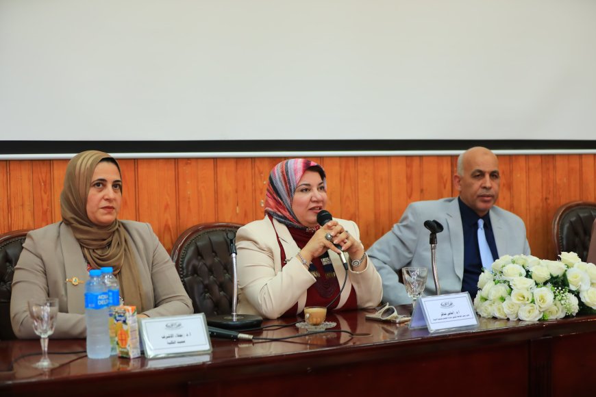 رئيس جامعة كفر الشيخ في حفل استقبال طلاب كلية التربية النوعية الجدد