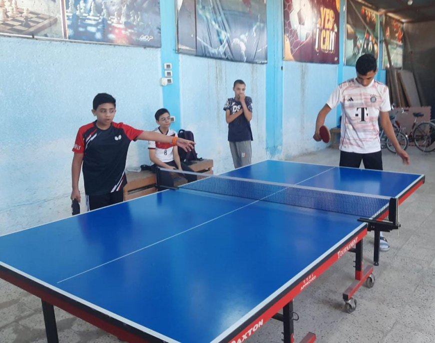 التصفيات التمهيدية للمهرجان الرياضى لتنس الطاولة بفوة إحتفالاً بنصر أكتوبر المجيد 
