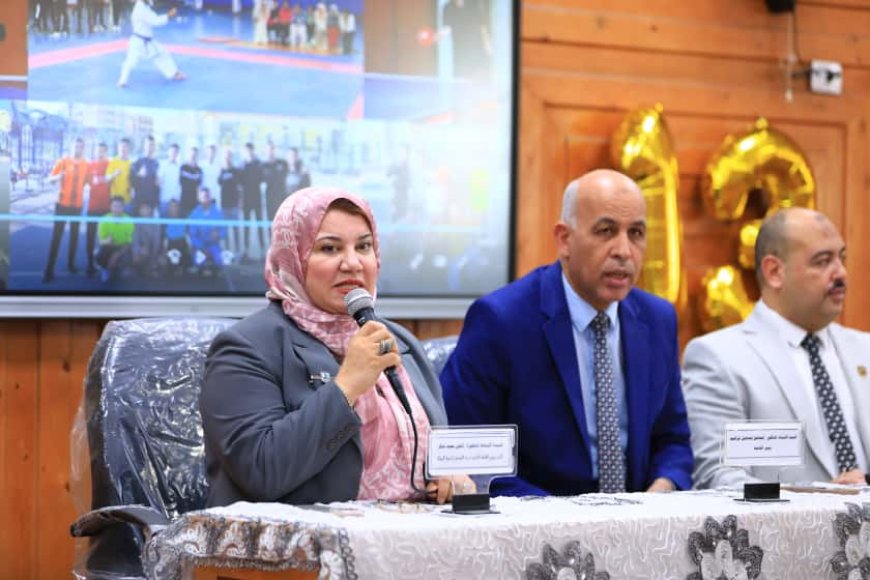 رئيس جامعة كفر الشيخ يشهد حفل استقبال طلاب كلية العلاج الطبيعي الجدد