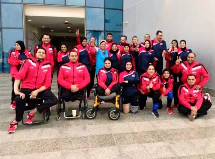 أبطال كفر الشيخ للكرة الطائرة البارالمبية ضمن صفوف منتخب مصر فى بطولة العالم بأمريكا