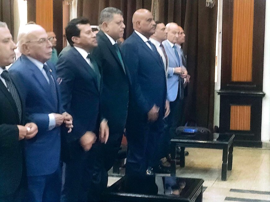 مراسم إجراء قرعة دوري مراكز الشباب لكرة اليد بحضور وكيل وزارة الشباب بكفر الشيخ