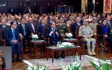 الرئيس السيسى يفتتح مجمع مصانع الأسمدة الأزوتية فى العين السخنة.. إنفوجراف