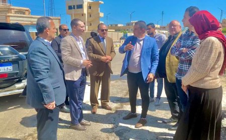 محافظ كفر الشيخ يتفقد أعمال تطوير مصيف بلطيم