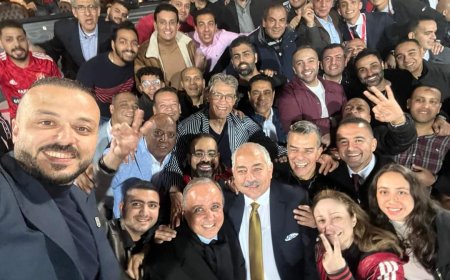 بعد الفوز بثلاثية.. احتفال خاص للجارحي وأعضاء مجلس إدارة الأهلى