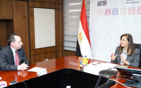 وزيرة التخطيط والتنمية الاقتصادية تلتقي القائم بأعمال السفير الأمريكي بالقاهرة لبحث سبل التعاون