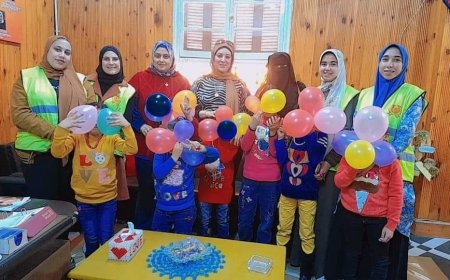 اتحاد شباب كفرالشيخ ينظم زيارة لدار الحنان لرعاية اليتيمات