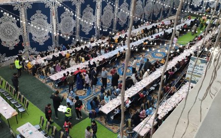 رمضان وصناع الخير. أكبر مائدة إفطار للأيتام . تقيم مجموعة شركات الجوهرى موائد افطار للايتام