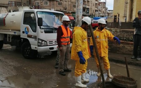  رفع المياه بمدن كفر الشيخ لتعرضها لهطول أمطار والمحافظ يوجه باستمرار رفع حالة الطوارئ