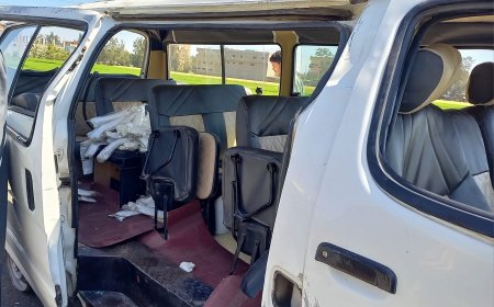 إصابة 8 أشخاص في انقلاب ميكروباص على طريق دسوق كفر الشيخ