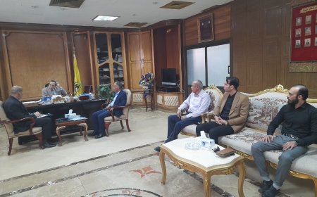 شوشه :يستقبل أعضاء مجلس إداره الهلال الأحمر الجديد