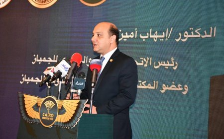 رئيس الاتحاد : فخور بما وصل إليه الجمباز المصري.. وانتظروا كأس العالم مختلف بالقاهرة