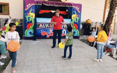 مسرح للعرائس بمركز شباب الجرايدة ببيلا فى ثاني أيام عيد الفطر المبارك ضمن مبادرة العيد أحلى بمراكز شباب كفر الشيخ 