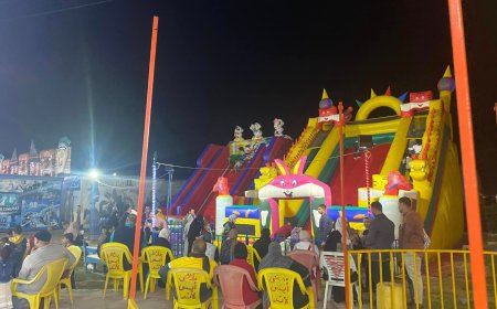 استمرار توافد المواطنين على مصيف بلطيم ليلاً  وإعادة تشغيل الوحدة الصحية بالنرجس