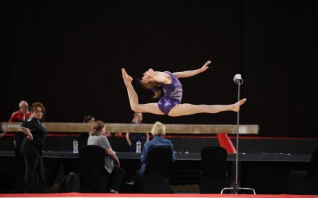 بالصور.. منتخبات كأس العالم للجمباز تؤدي تدريباتها بالصالة المغطاة