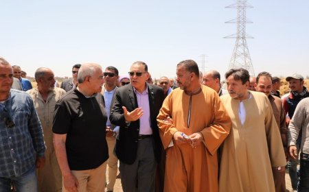 محافظ الشرقية يشهد إفتتاح  موسم  حصاد محصول القمح بأحد الحقول الزراعية بقرية صفيطه بمركز الزقازيق 26 أبريل 2023