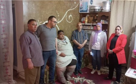 محافظ بني سويف يوجه فريق طبي للكشف على شاب تداوله أحد موقع التواصل " بأنه مصاب بداء الفيل والسمنة المفرطة "