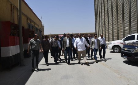 محافظ الفيوم يتابع أعمال توريد القمح المحلي بصوامع طامية