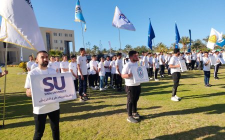 إنطلاق مبادره سيناء أولا لشباب جامعه سيناء بالعريش