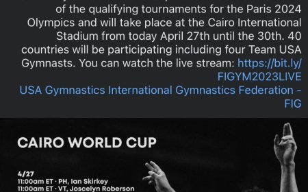 السفارة الأميركية بمصر تشيد بحفل افتتاح كأس العالم للجمباز الفنى بالقاهرة 